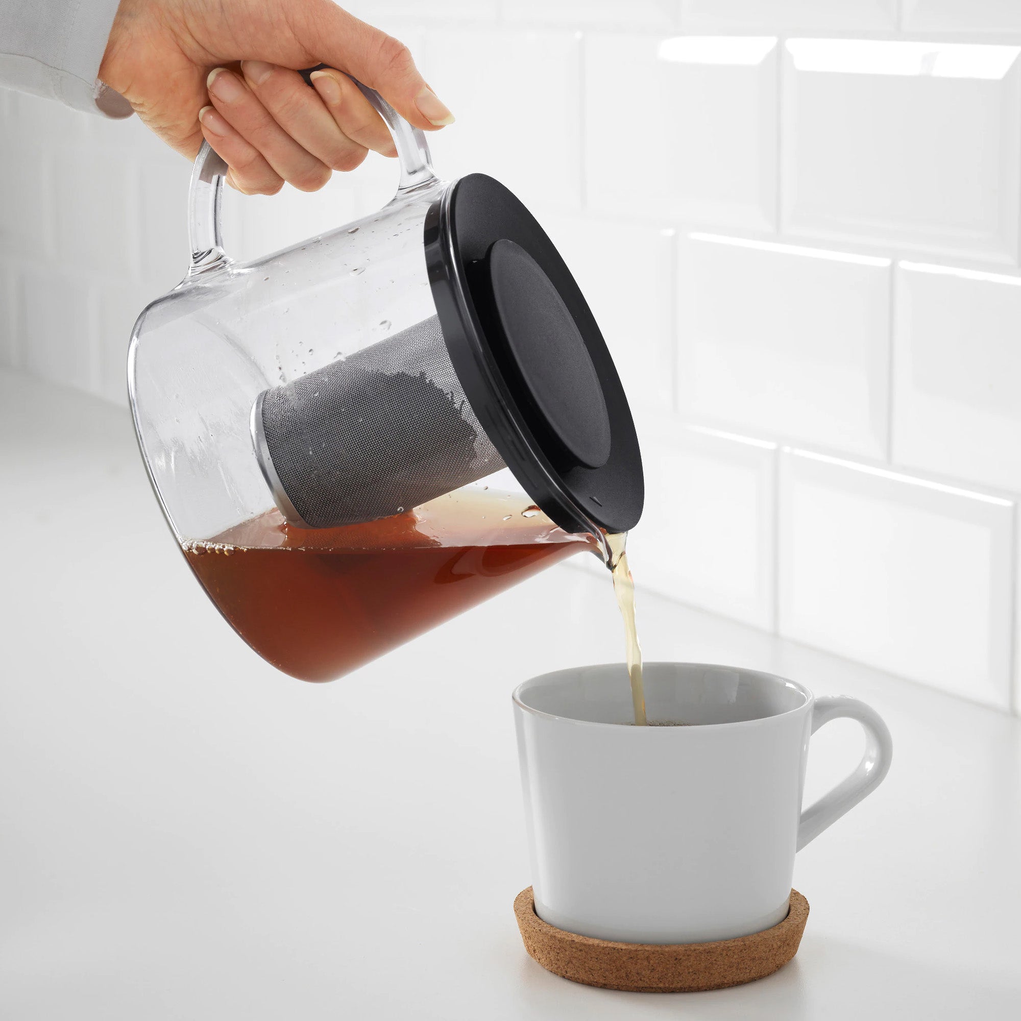 Glass Tea Pot Infuser Sanctum Tea